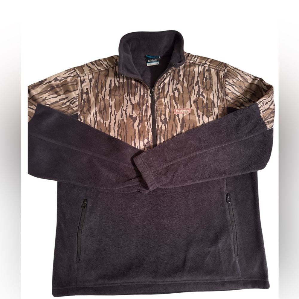 Columbia Men’s PHG Fleece Overlay ll 1/4 zip fleece
Black/Mossy Oak Bottomland